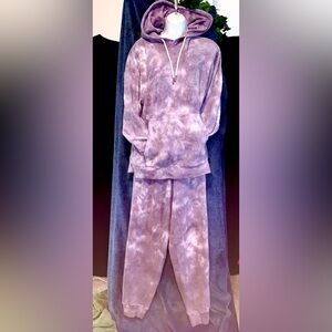 Purple Tie-Dye Women's Jumpsuit